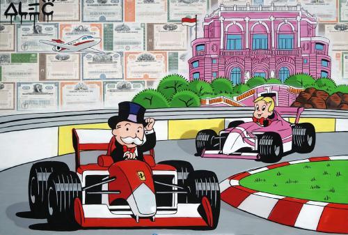 Monopoly and Richie Formula 1 Racing in Monaco